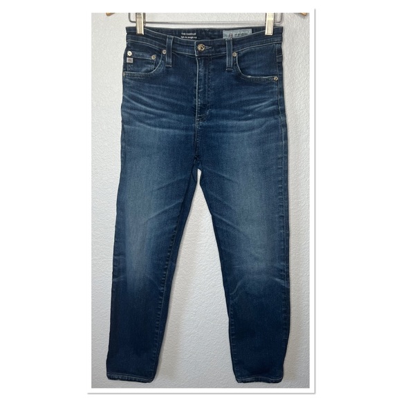 AG Adriano Goldschmied The Isabelle High Rise Straight Crop Sz 27R - Picture 2 of 15